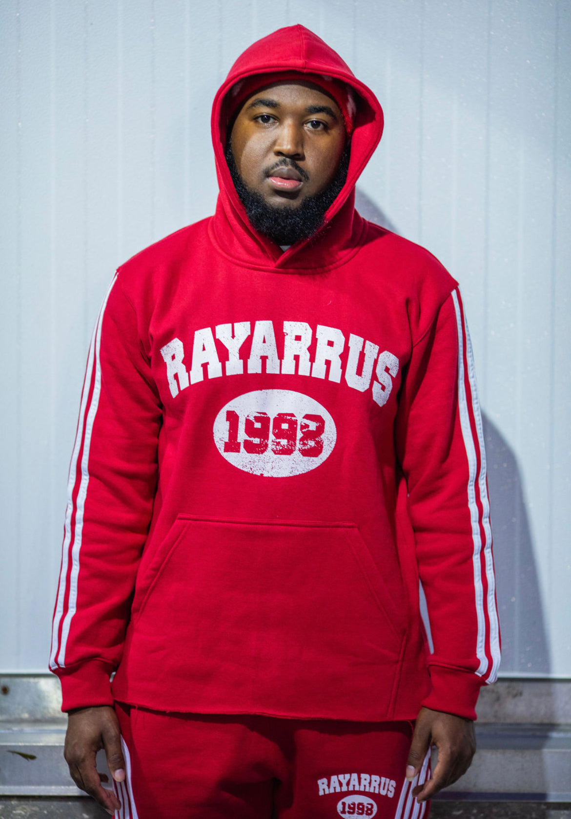 VARSITY HOODIE (RED)