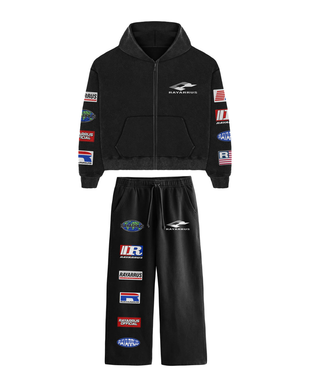 Bottega sweat suit (BLACK)