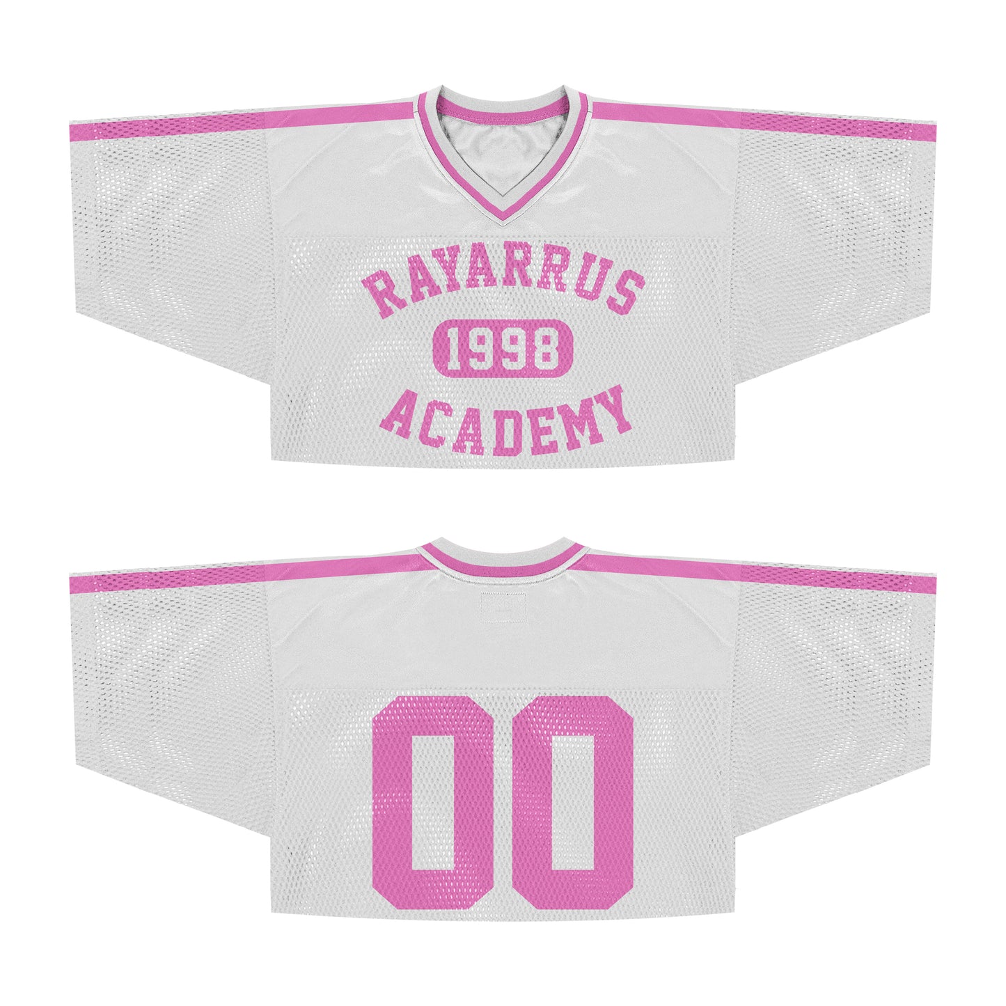 Football jersey Crop Top (Pink)