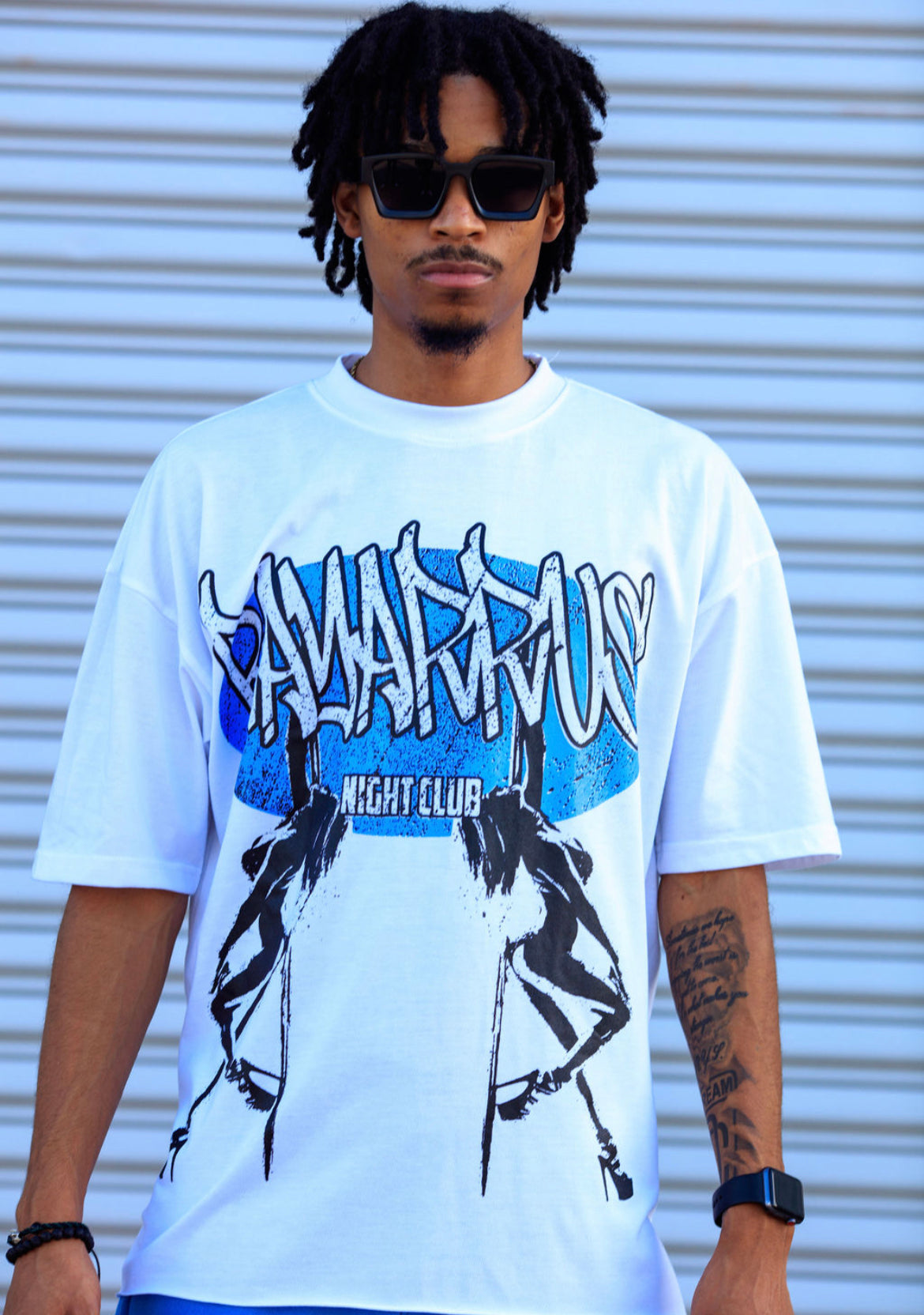 NIGHT CLUB TEE (BLUE )