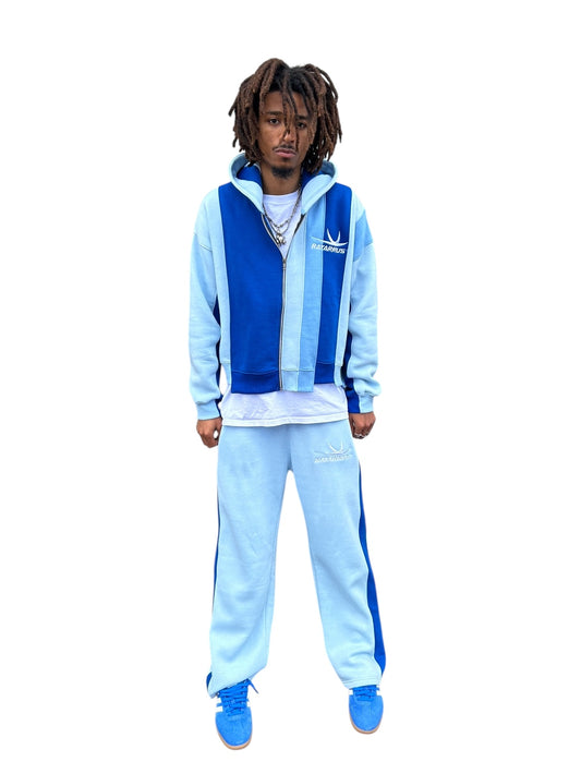 Earned stripes sweatsuit (BLUE)