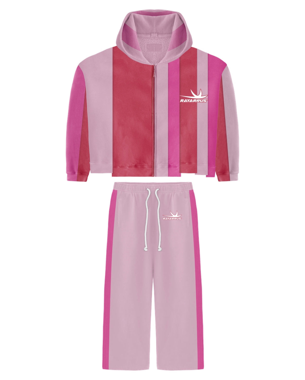 Earned stripes sweatsuit (PINK)