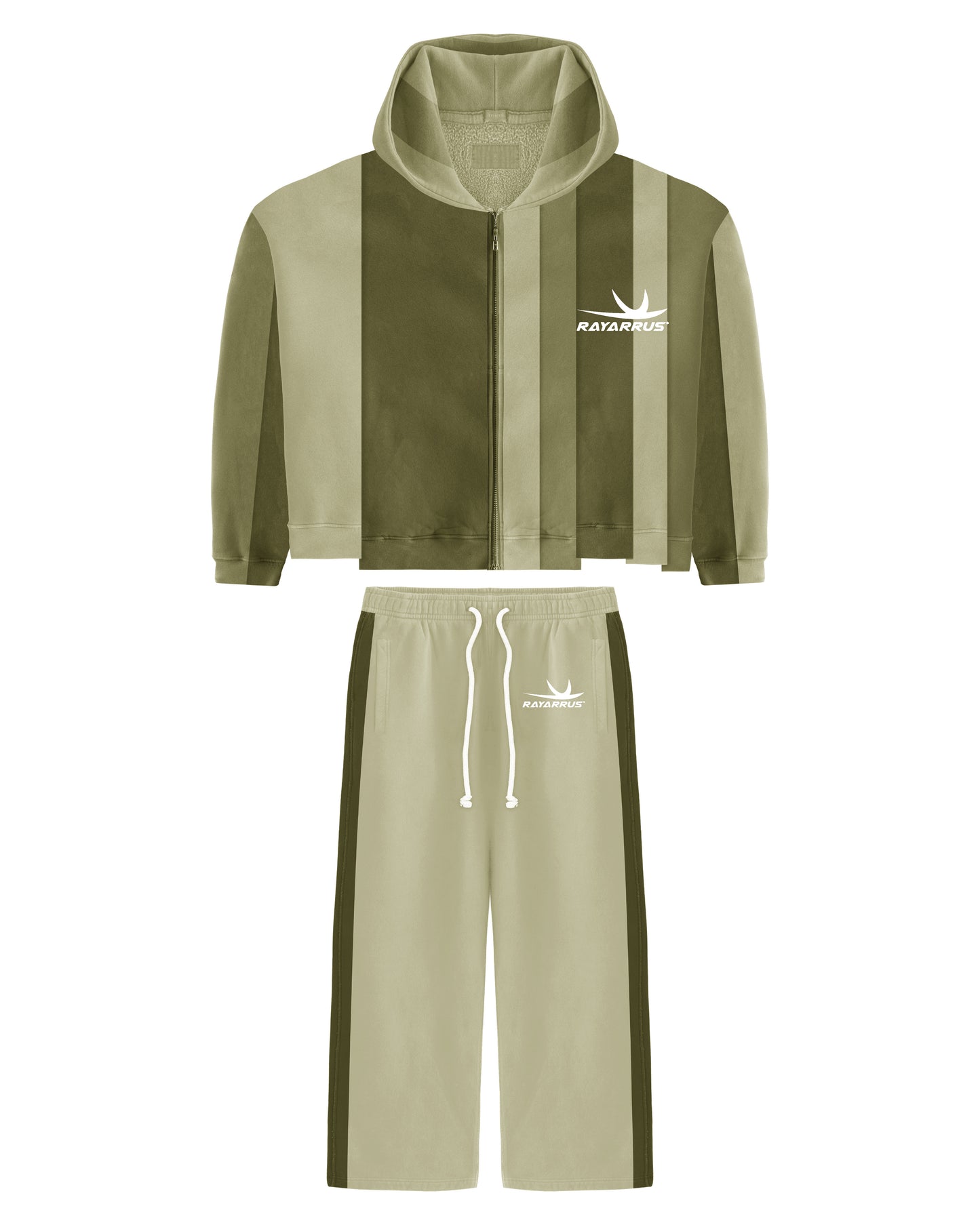 Earned Stripes Sweatsuit (BROCCOLI)