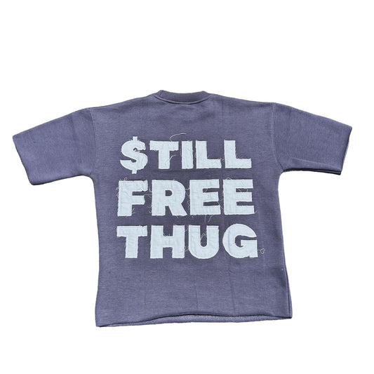 FREE THUG THICK TEE (GREY)