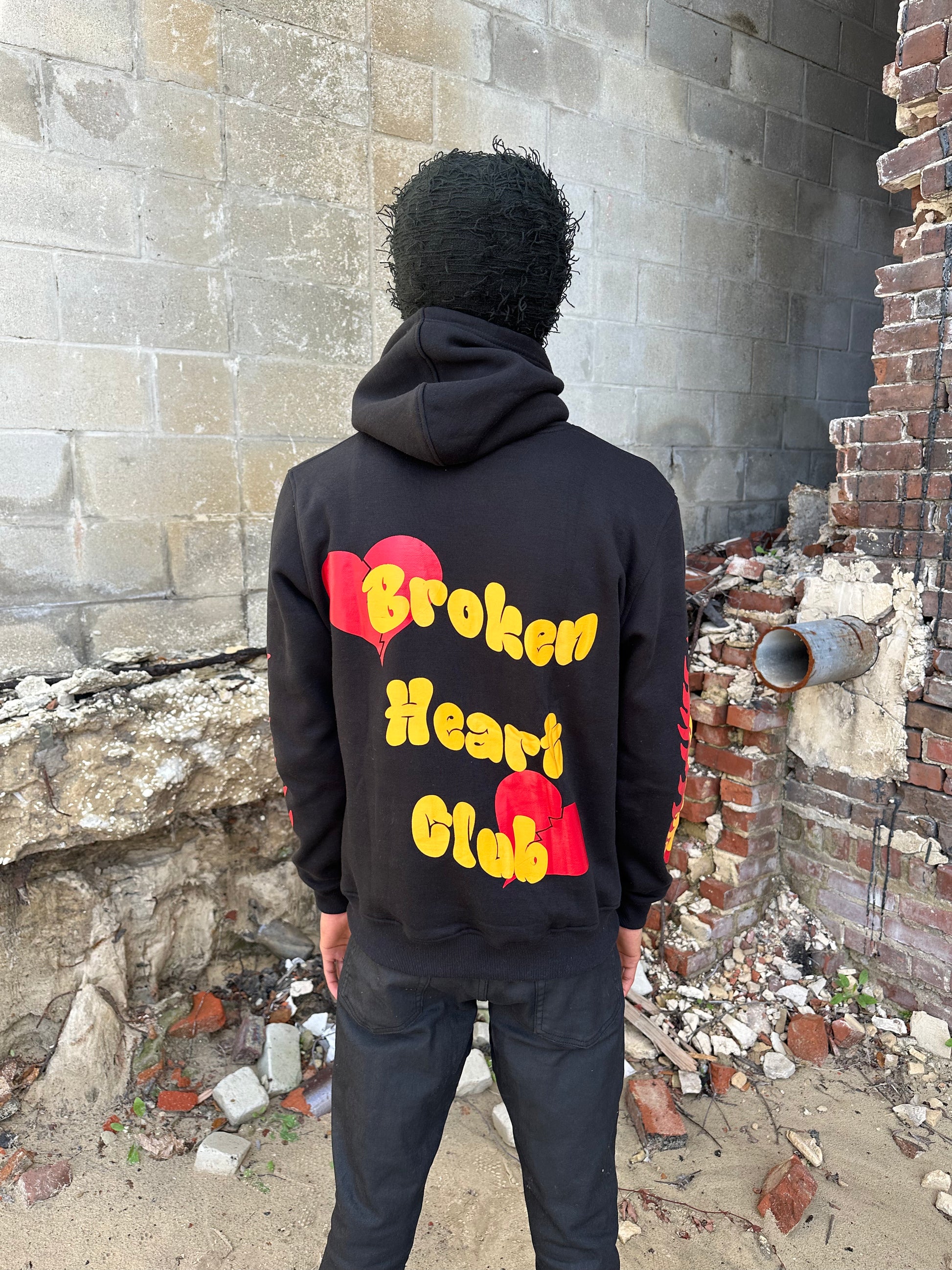 Broken 2025 heart hoodie